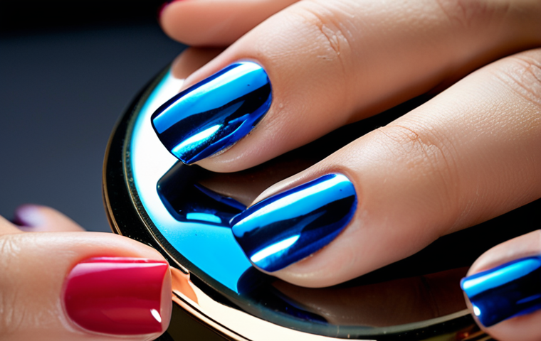 **

Close-up photo of beautifully manicured gel nails with a glossy, mirror-like shine. The nails are a vibrant color, highlighting the reflective surface. Soft, diffused lighting emphasizes the smoothness and clarity of the top coat. Focus on the details of the glossy texture, making it look luxurious and professional. The background is blurred and out of focus.

**