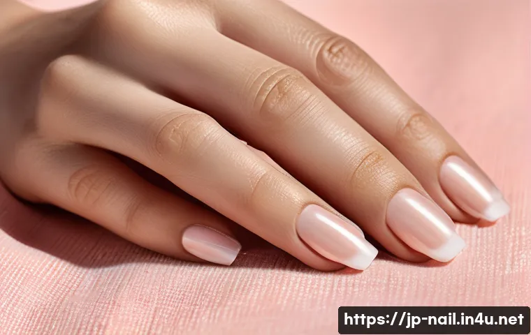 손톱 큐티클 리무버 사용법 - **Prompt:** A close-up, high-resolution shot of elegant, perfectly manicured hands, showcasing healt...